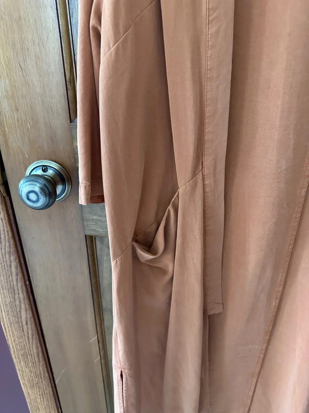 Universal Thread Rust Orange Lightweight Duster - Picture 2 of 5